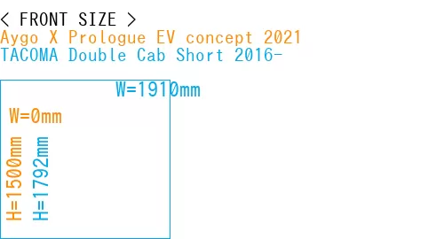 #Aygo X Prologue EV concept 2021 + TACOMA Double Cab Short 2016-